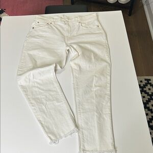 GAP Women's Cream Ankle Jeans
